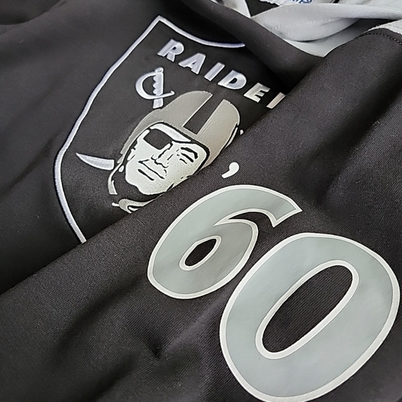 Medium Starter Oakland Raiders Pullover Hoodie Sweatshirt NFL Mens Las Vegas - Picture 6 of 6